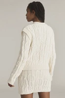 Endless Rose Cable Knit Cardigan Sweater