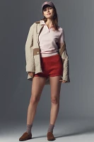 Endless Rose Short-Sleeve Collared Sweater