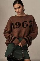 Pilcro Crew-Neck Graphic Sweater