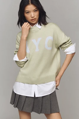 Maeve NYC Graphic Twofer Sweater