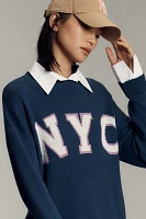 Maeve NYC Graphic Twofer Sweater