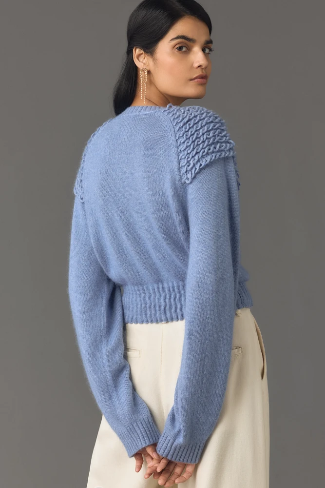 Mare x Anthropologie Cinched Crew-Neck Sweater