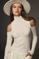 Avantlook Cutout Turtleneck Sweater