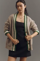 By Anthropologie V-Neck Tipped Cardigan Sweater