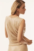 Sanctuary Sequin Knit Tank Top