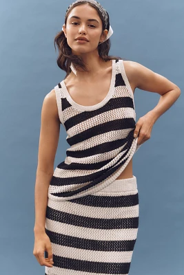 Sanctuary Mesh Scoop-Neck Tank Top