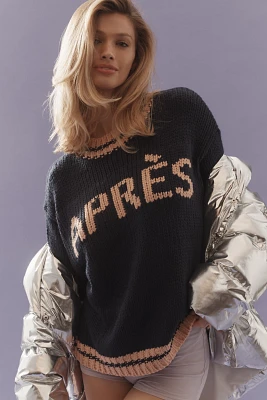 Maeve Graphic Crew Neck Sweater