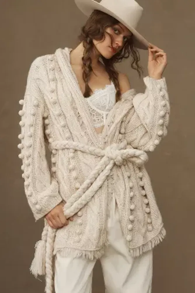 Braided Knit Cardigan – Hollywood Boutique