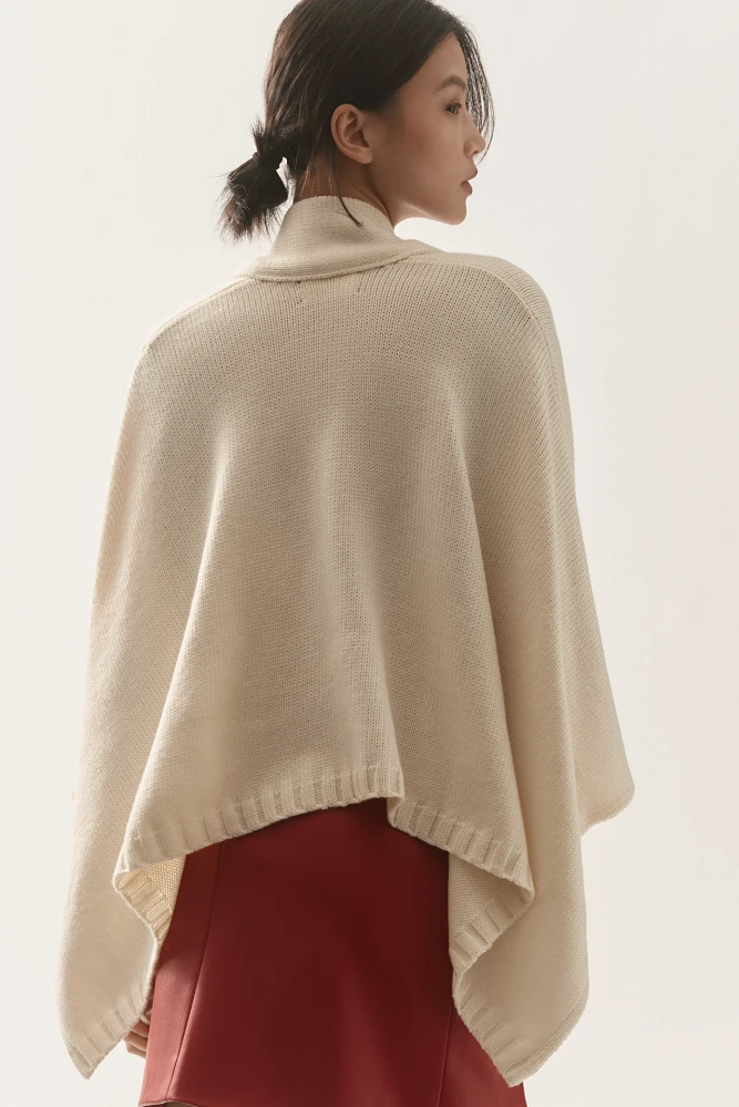 Atelier Delphine V-Neck Layered Wool Sweater