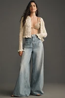 Retrofete Giuliana Crochet Cardigan Sweater