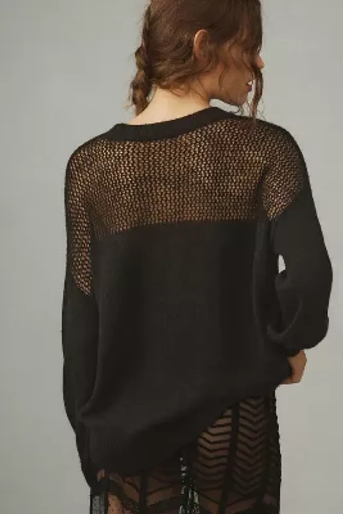 Caballero Sheer Pullover Sweater