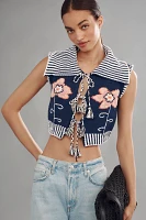 Mandinga Beach Collared Sweater Vest