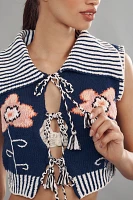 Mandinga Beach Collared Sweater Vest