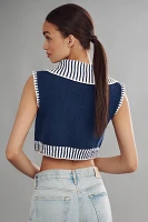 Mandinga Beach Collared Sweater Vest