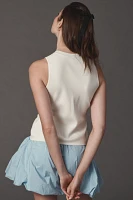 SOVERE Astrid Asymmetric Sweater Tank