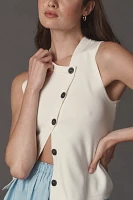 SOVERE Astrid Asymmetric Sweater Tank