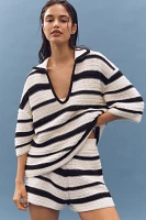 NORR Edith Knit Polo Top