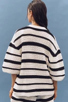 NORR Edith Knit Polo Top