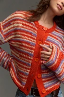 Joie Crochet Cardigan Sweater