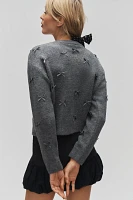 Maeve 3D Mini Bow Cardigan Sweater