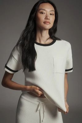 Maeve Crew-Neck Boxy Sweater Tee