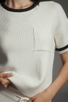 Maeve Crew-Neck Boxy Sweater Tee