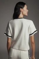 Maeve Crew-Neck Boxy Sweater Tee