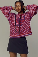 Farm Rio x Anthropologie Bandana Crewneck Sweater