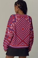 Farm Rio x Anthropologie Bandana Crewneck Sweater