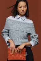 Pilcro Off-The-Shoulder Long-Sleeve Sweater