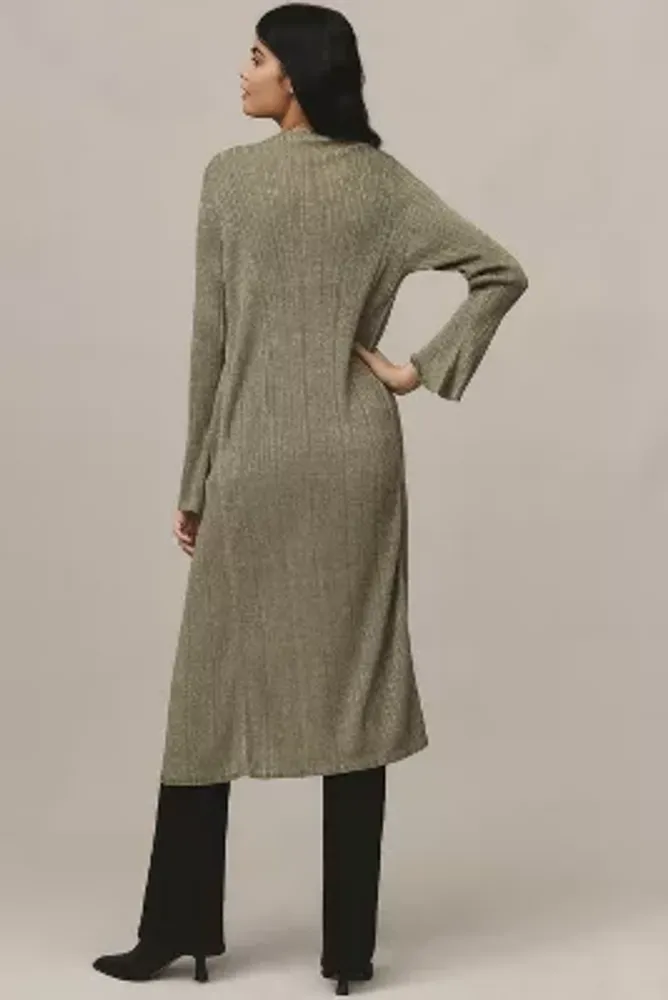 By Anthropologie Long Shine Cardigan Sweater