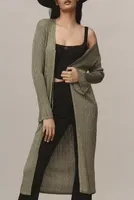 By Anthropologie Long Shine Cardigan Sweater
