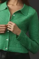 Maeve Jacquard Crop Sweater