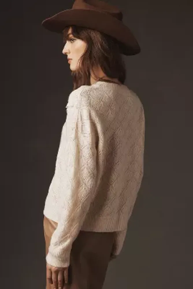 By Anthropologie Pointelle Sweater