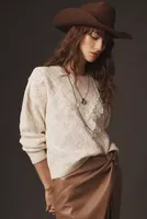 By Anthropologie Pointelle Sweater