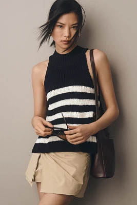 Pilcro Mock-Neck Swing Sweater Tank