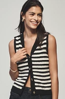Maeve Button-Front Sweater Tank Top