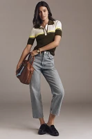 Essentiel Antwerp Collared Colorblock Sweater