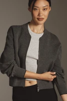 Scotch & Soda Cropped Bomber Sweater