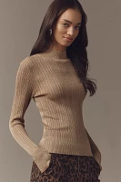 Scotch & Soda Sheer Mock-Neck Sweater