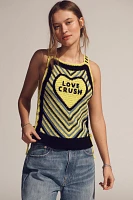 Scotch & Soda Crochet Love Crush Icon Sweater Tank Top