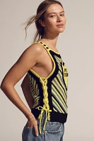 Scotch & Soda Crochet Love Crush Icon Sweater Tank Top