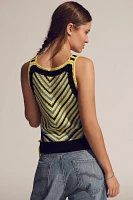 Scotch & Soda Crochet Love Crush Icon Sweater Tank Top