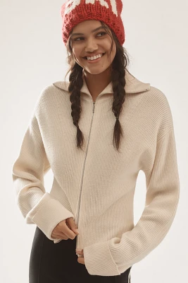 Derek Lam 10 Crosby Armanda Zip-Front Sweater