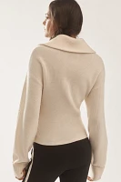 Derek Lam 10 Crosby Armanda Zip-Front Sweater