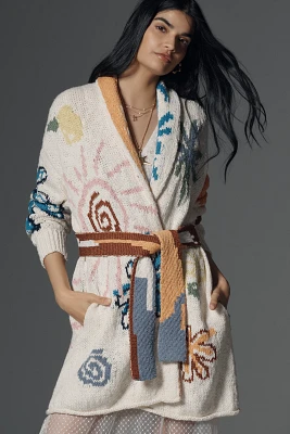 Lingua Franca Benetos Robe Cardigan Sweater