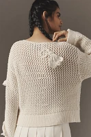 Lingua Franca Cammy Boat-Neck Novelty Sweater