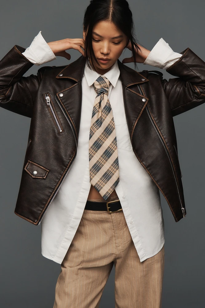 BLANKNYC Still Mine Faux Leather Moto Jacket