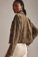 BLANKNYC Take a Hike Faux Suede Jacket