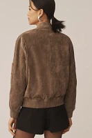 BLANKNYC Faux-Suede Bomber Jacket